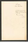 k.k. naturhistorisches Hofmuseum, Intendanzakten 1885-1896 (Hauer), Aktenzahl Z.307.a/1887, Seite 1